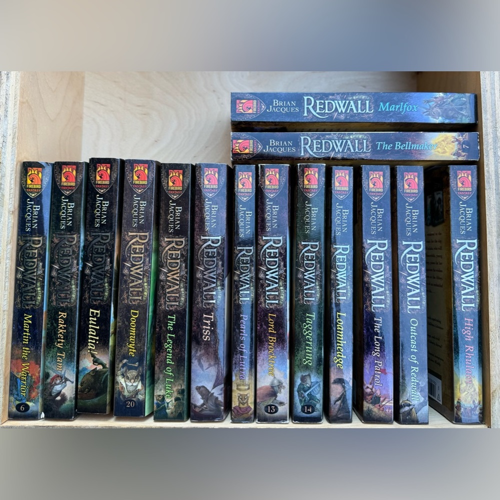 Redwall Books by Brian Jacques